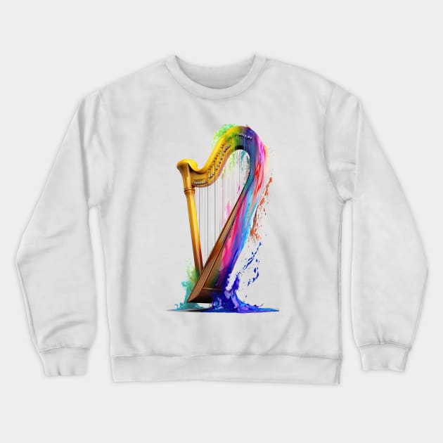 Harp Crewneck Sweatshirt by Urban Archeology Shop Gallery